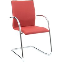 Vergaderstoel BC Rood Slide