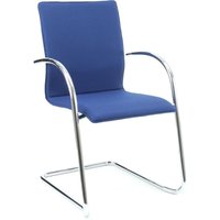 Vergaderstoel BC Blauw Slide