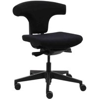 Refurbished Workliving T-Bone Black Edition Zwart - Bureaustoel Ergonomisch Design (N)EN 1335