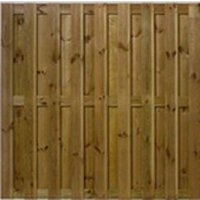 Schutting tuinscherm 180x180cm 19 planks