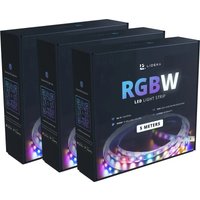 LidekaÂ® LED Strip Warm Wit Dimbaar - RGBW - 15 meter (3 sets van 5)