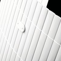 Tuinscherm tuinafscheiding kunststof PVC wit 1,5x5m