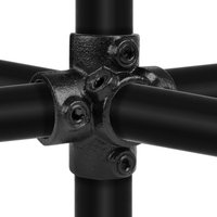4-weg kruisstuk - Typ 26C, 33,7 mm , Zwart