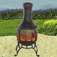 Tuinhaard houthaard allesbrander 91x38x38cm