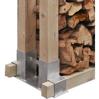 Houtstapelhouder houtbergingsteun openhaardhout houtberging
