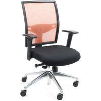 Refurbished Bureaustoel Ergonomisch Design Projectas V1 Oranje (N)EN 1335