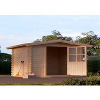 Houten tuinhuis blokhut Cube 200x200cm
