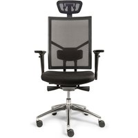 Workliving Zuidas Mesh met hoofdsteun - Bureaustoel Ergonomisch Design (N)EN 1335