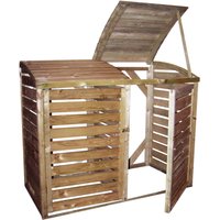 Klikoberging kliko ombouw klikokast containerberging dubbel 144x128x90cm