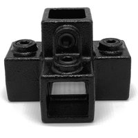 4-Weg kruisstuk Typ 26S, 25 mm, Zwart
