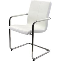 Vergaderstoel S Series Wit Vegan Leer