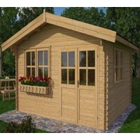 Houten tuinhuis blokhut Fleetwood 400x300cm