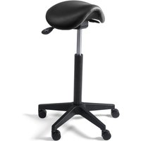 Workliving Zadelkruk Compact - PVC Zitting - Nylon onderstel - Bureaukruk