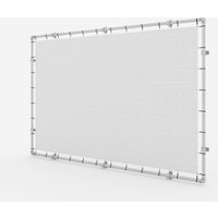 Aan de muur bevestigd aluminium spanframe voor reclamebanners