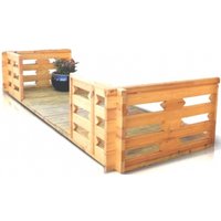 Veranda houten tuinhuis blokhutten 300cm
