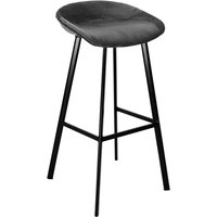Kick Barkruk Finn Hoog - Velvet antraciet