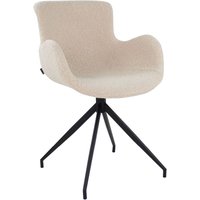 Kick Eetkamerstoel Draaibaar Novi Boucle - Beige