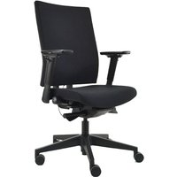 Workliving Zuidas Comfort Black Edition - Bureaustoel Ergonomisch Design (N)EN 1335