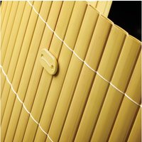 Tuinscherm balkonscherm kunststof PVC bamboe 1x5m