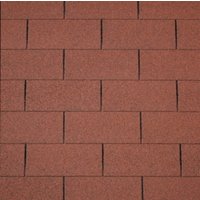 Dakshingles tuinhuisje blokhut rood 3m2