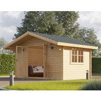 Houten tuinhuis blokhut Redbridge 400x300cm