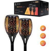 LidekaÂ® - Solar tuinverlichting - Tuinfakkel op Zonne Energie - Set van 2