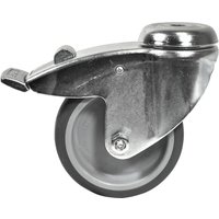 Zwenkwiel met rem 50 mm