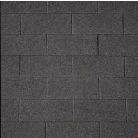 Dakshingles tuinhuisje blokhut zwart 3m2