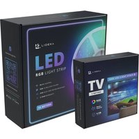 LidekaÂ® - Led Light strip - With App - 15 Meter (2x7.5) + TV Strip 3M - RGB