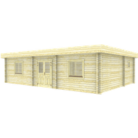 Mantelzorgwoning zorgchalet Cambridge 10,3x7,3m (70mm)
