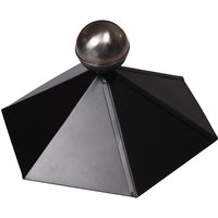 Tuinhuiskap incl. messing bol voor tuinhuisje zeskant