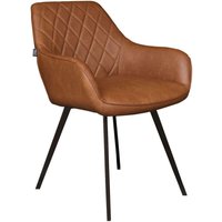 Kick eetkamerstoel Karl - Vegan leer Cognac